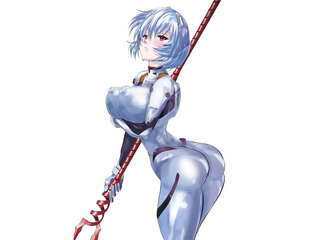 Hentai Rei Ayanami From Evangelion Has Huge Breasts, Big Boobs And A Juicy Ass!